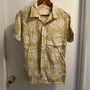 3Sixteen Hawaiian Pineapple Shirt Size Medium